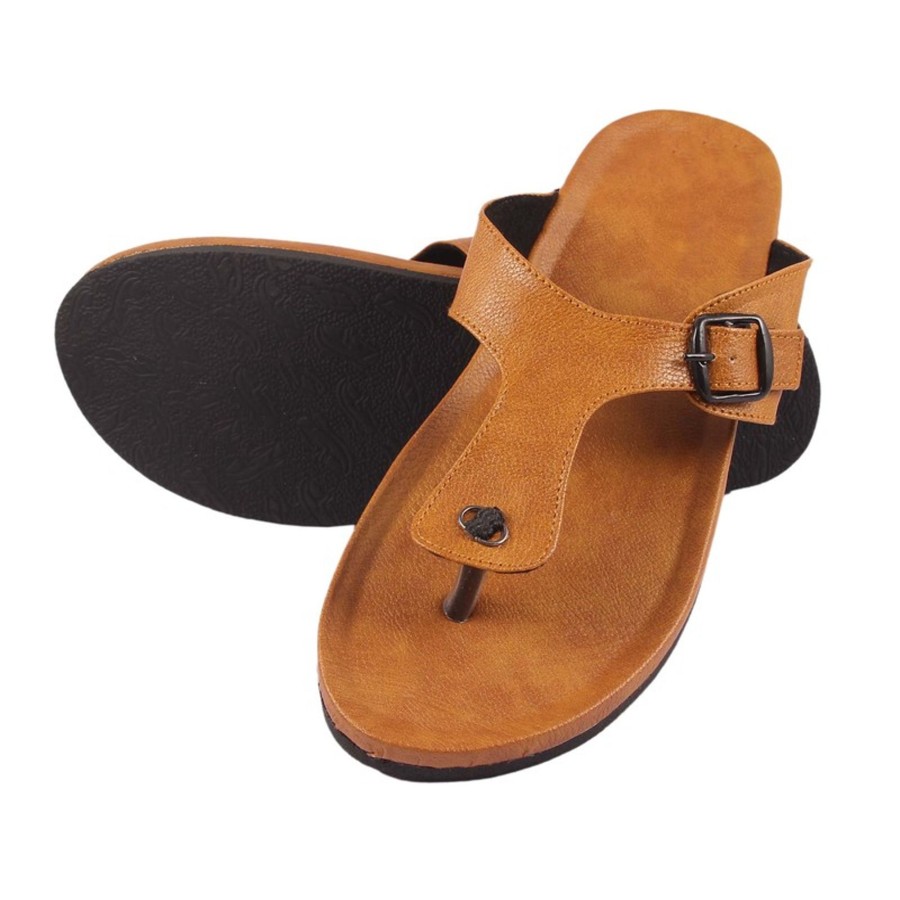 Men IndiFeels | Men'S Bwown Sandals