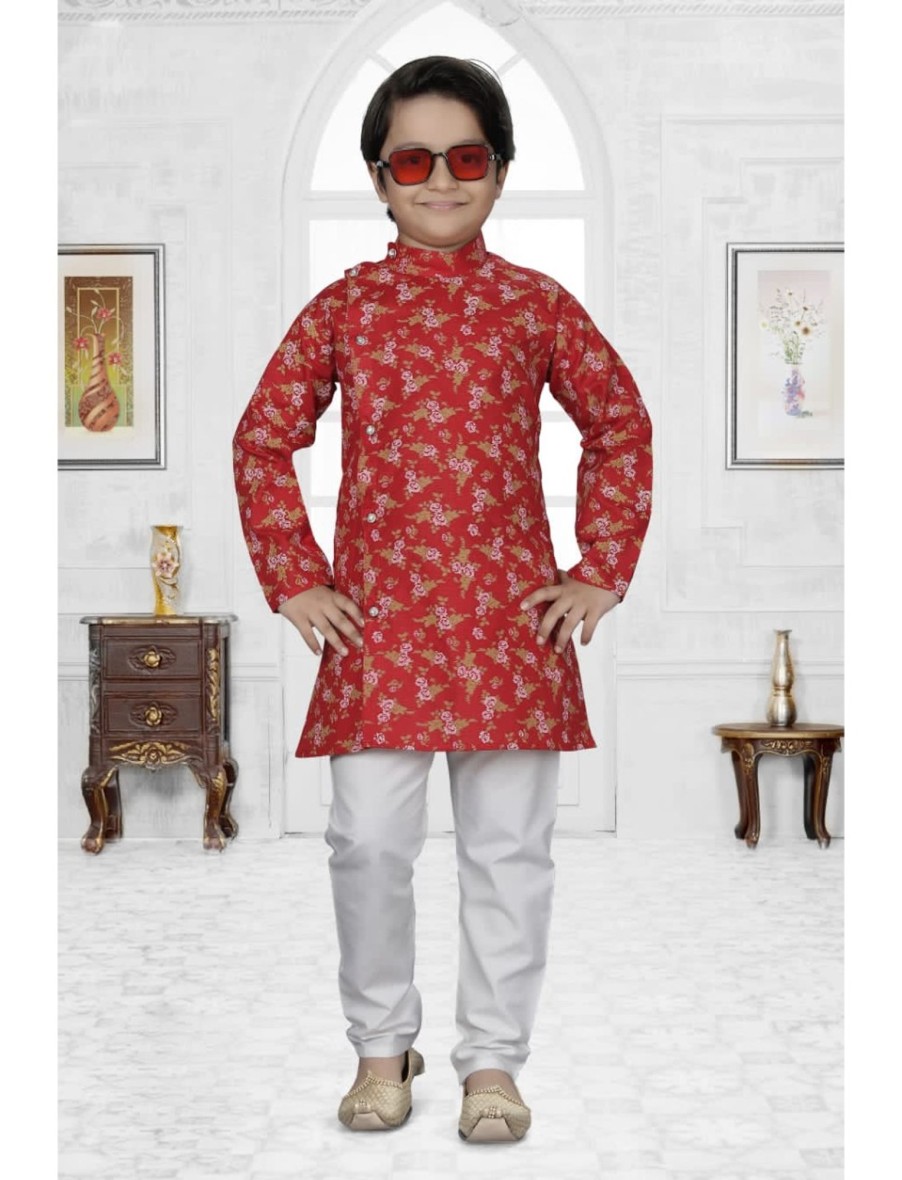 Kids IndiFeels | Printed Kurta Pajama