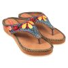 Women IndiFeels | Women Multicolor Flats Sandal