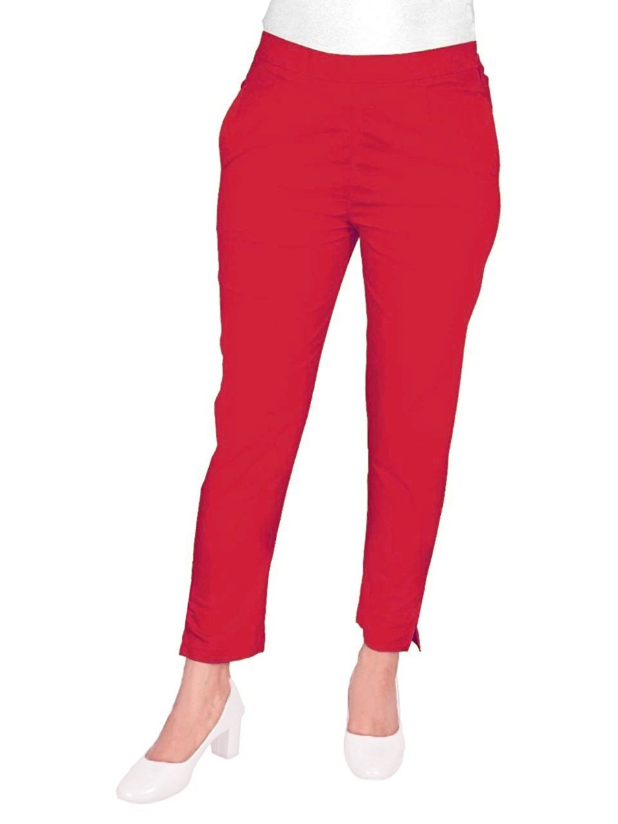 Women IndiFeels Pants Only | Stretchable Straight Pants