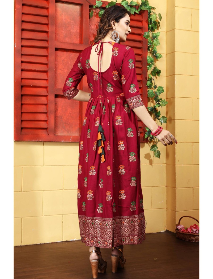 Women IndiFeels Anarkali | Long Anarkali Kurti