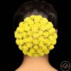 Women IndiFeels Hair Accessories | Floral Hair Bun With Jasmine Flowers - Yellow