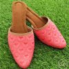 Women IndiFeels | Women Mules/Jutti - Peach