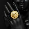 Women IndiFeels Rings | Golden Polki Ring