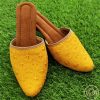 Women IndiFeels | Women Mules/Jutti - Yellow