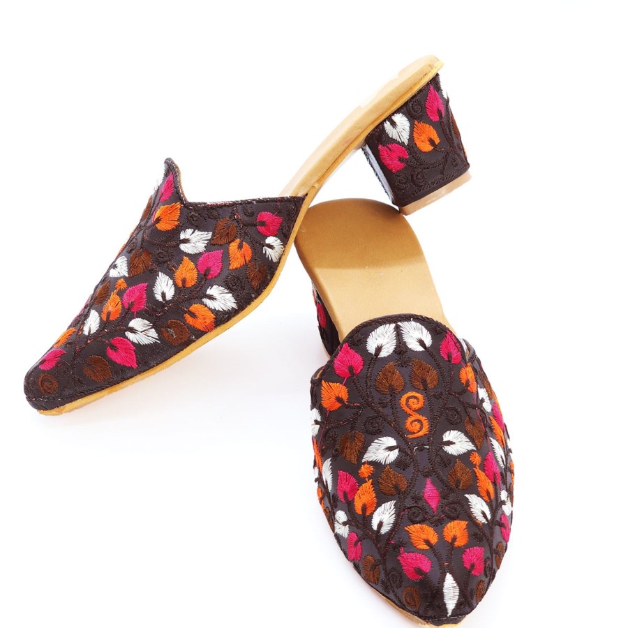 Women IndiFeels | Multicolor Heels Sandal