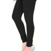 Women IndiFeels Pants Only | Free Size Strechable Chudidar Leggings - Black