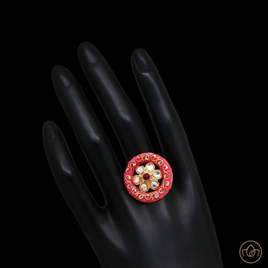 Women IndiFeels Rings | Mennakari Ring - Small