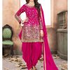 Women IndiFeels Suits | Pink Punjabi Patiala Salwar Kameez