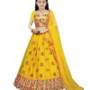 Kids IndiFeels | Girls Lehnga - Yellow