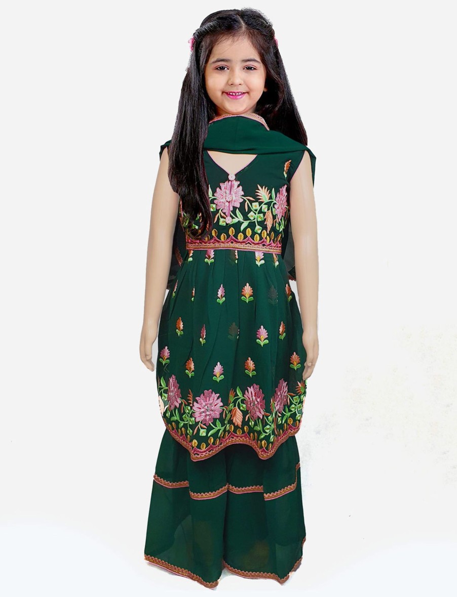 Kids IndiFeels | Girl Gharara Suit