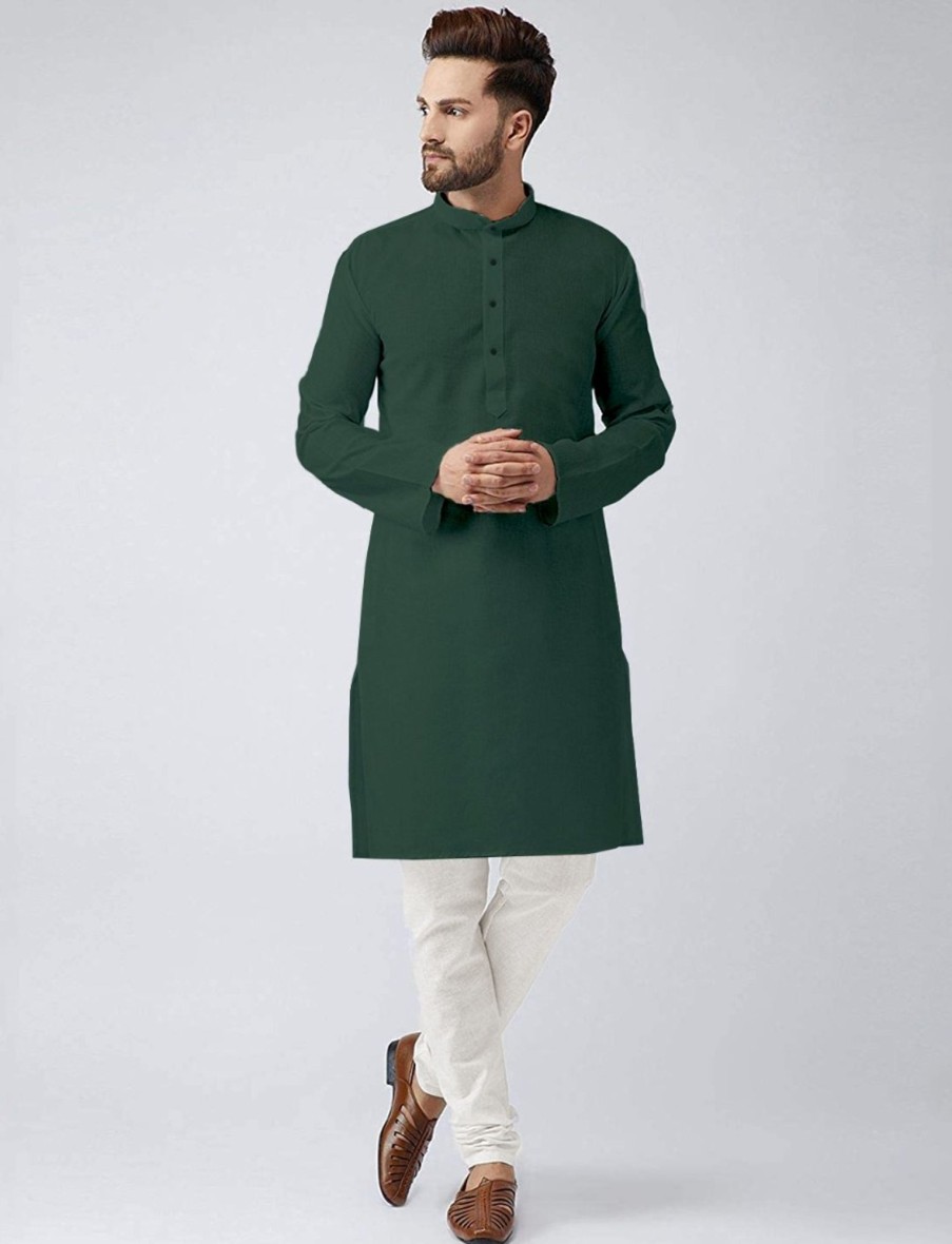 Men IndiFeels | Cotton Kurta Pajama Set Men