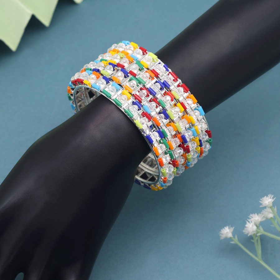 Women IndiFeels Bangles | Four Bangles Set