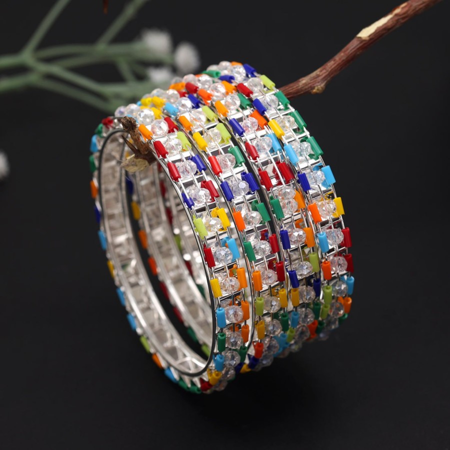 Women IndiFeels Bangles | Four Bangles Set