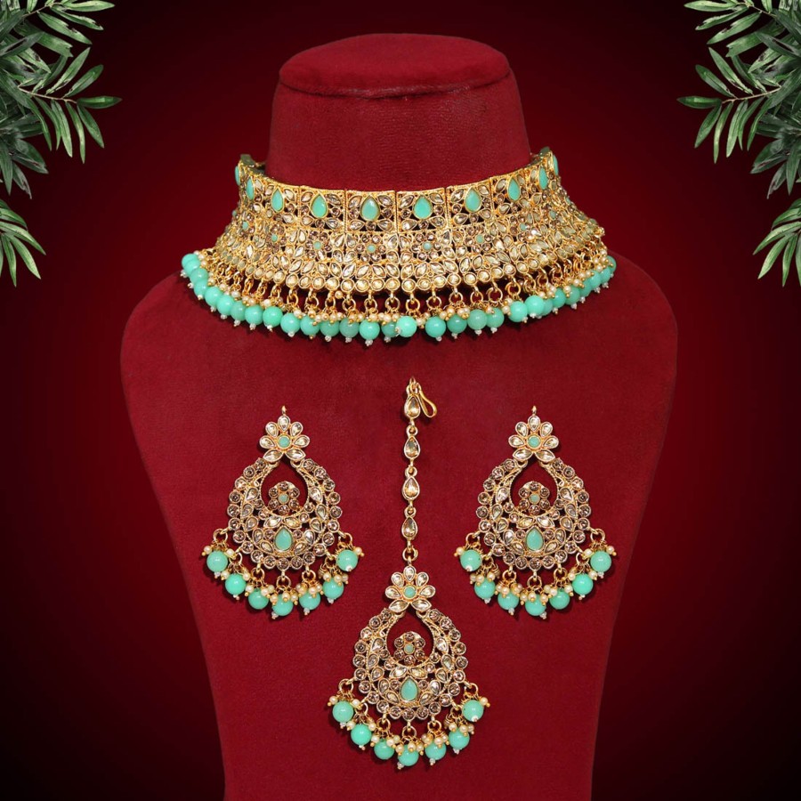 Women IndiFeels Necklace | Kundan Necklace