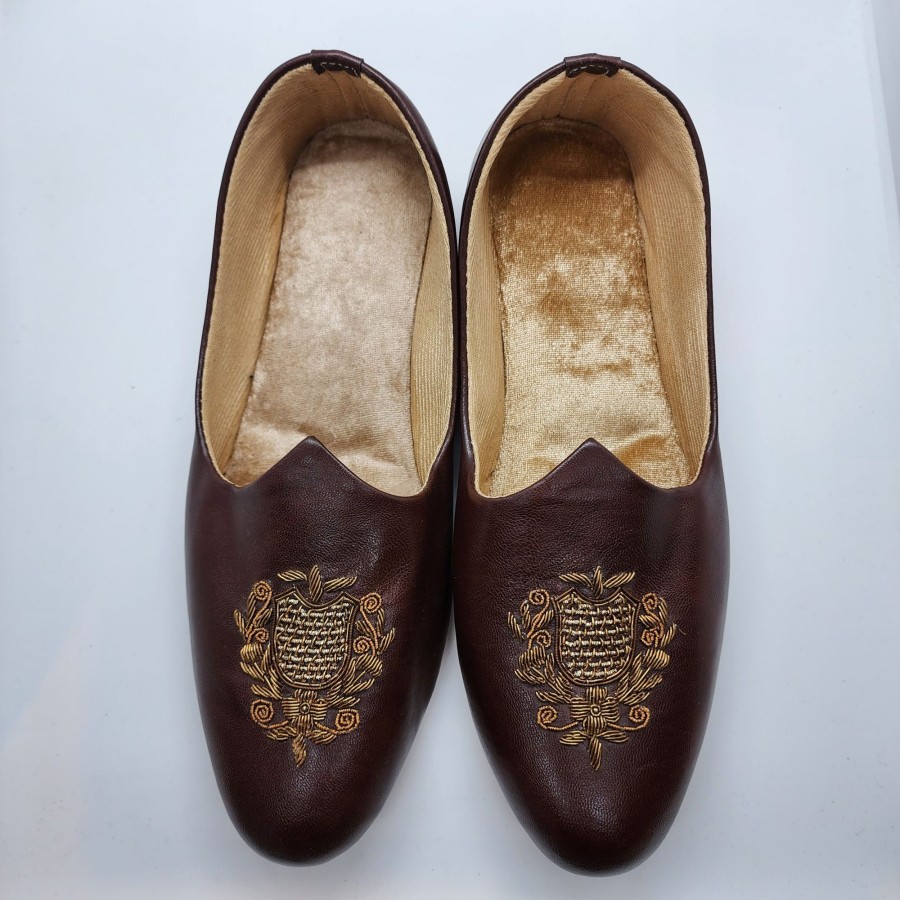 Men IndiFeels | Royal Crest Leather Jutti