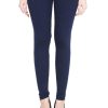 Women IndiFeels Pants Only | Free Size Stretchable Chudidar Leggings - Blue