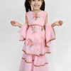 Kids IndiFeels | Pink Gharara Suit For Girls