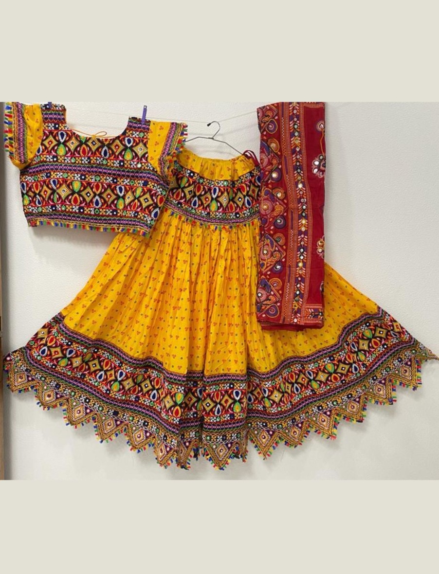 Women IndiFeels Lehenga | Chaniya Choli - Yellow Color