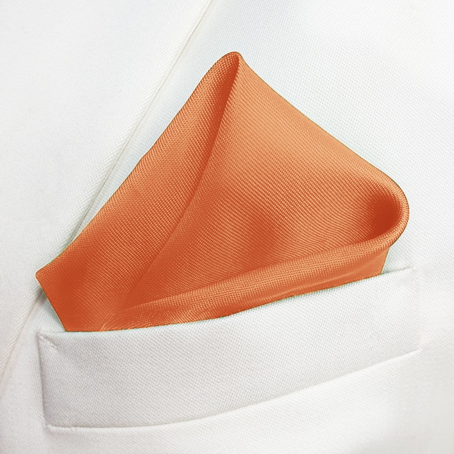 Men IndiFeels | Pocket Square - Orange