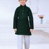 Kids IndiFeels | Boys Embroidered Kurta Pajama