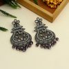 Women IndiFeels Earrings | Grey Antique Earrings