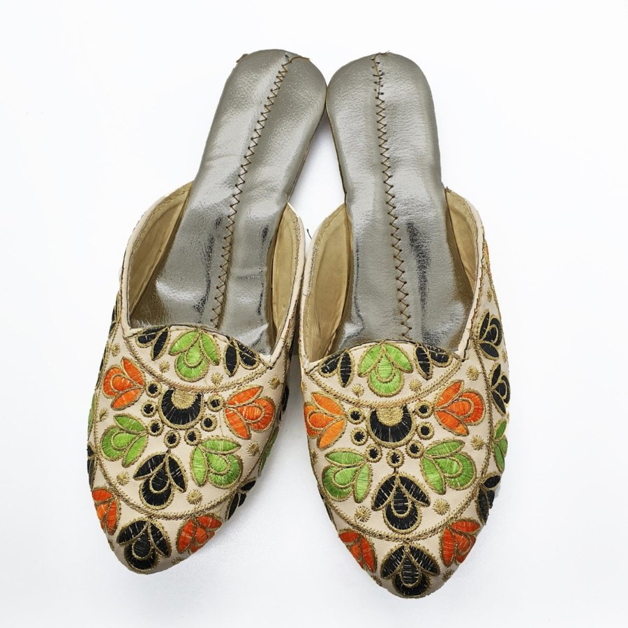 Women IndiFeels | Women Mules/Jutti - Colourful